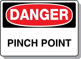 DANGER Pinch Point