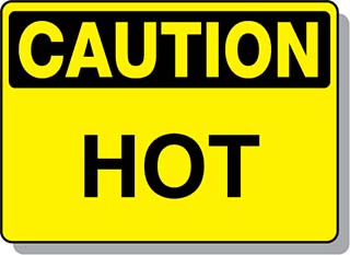CAUTION HOT