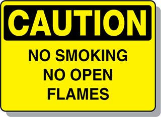 CAUTION No Smoking No Open Flames