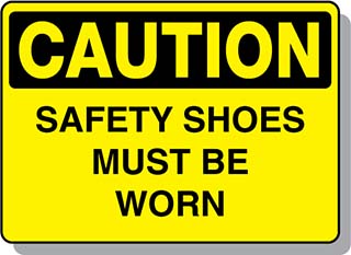 CAUTION Safety Shoes Must Be Worn