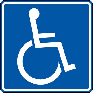 ADA Square Sign