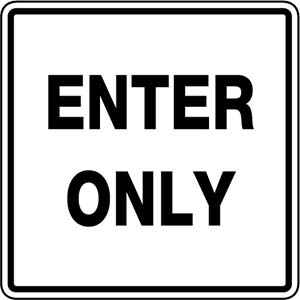 Enter Only