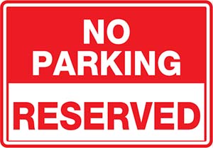 No Parking Reserved