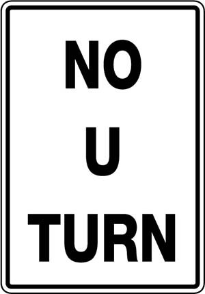 No U Turn