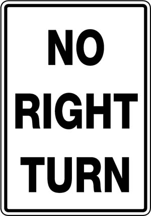 No Right Turn