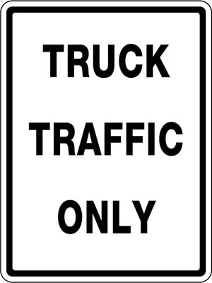 Truck Traffic Only