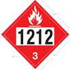 10-3/4” Rigid Vinyl Placard - 1212