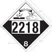 10-3/4” Rigid Vinyl Placard - 2218