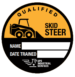 2" Hard Hat Decal: SKID STEER OPERATOR