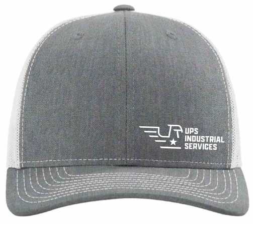 Trucker Cap, Heather Gray/White, Ea